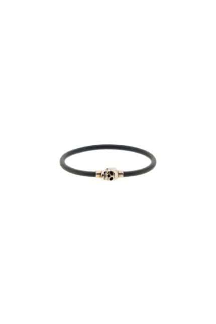 Alexander Mcqueen Skull Rubber Bracelet