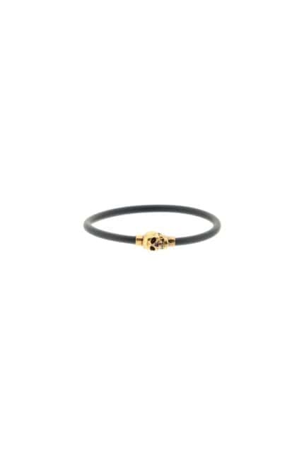 Alexander Mcqueen Skull Rubber Bracelet