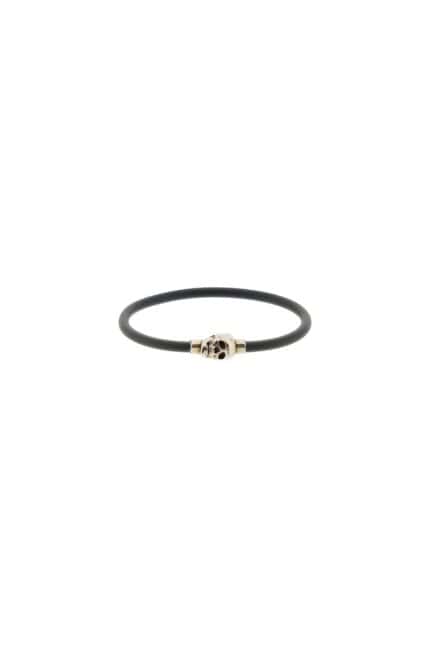 Alexander Mcqueen Skull Rubber Bracelet