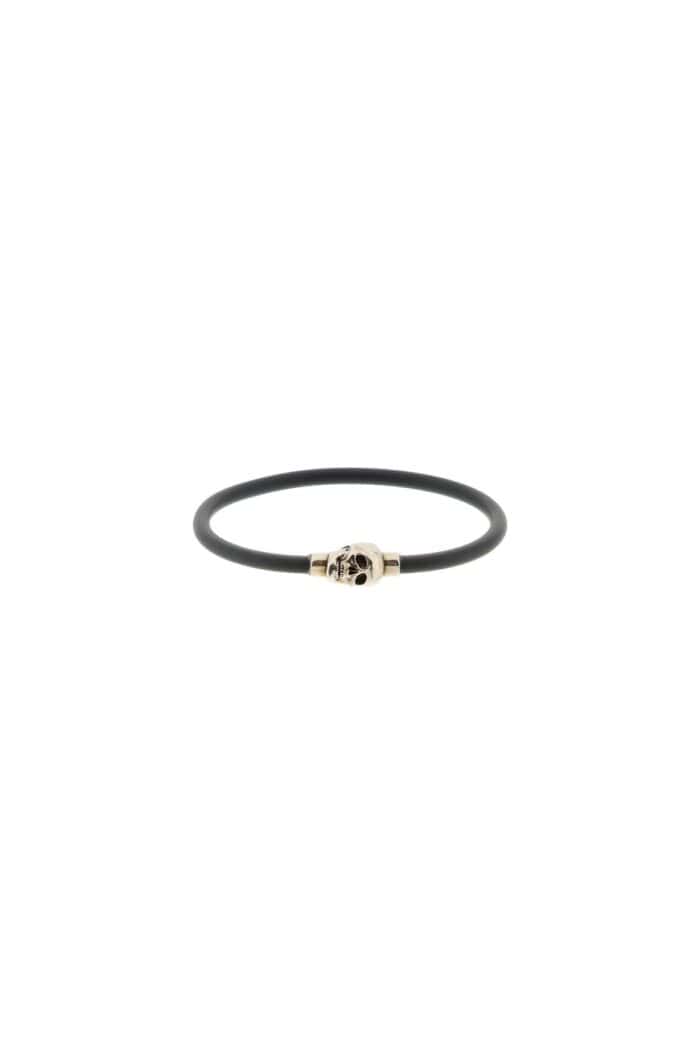 Alexander Mcqueen Skull Rubber Bracelet