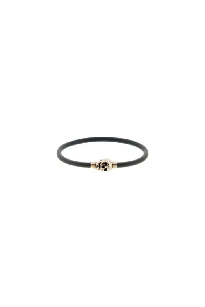 Alexander Mcqueen Skull Rubber Bracelet