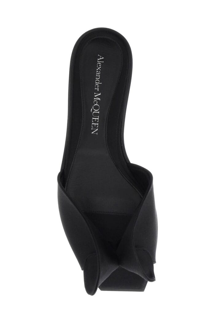 ALEXANDER MCQUEEN Slides With Silk Detail