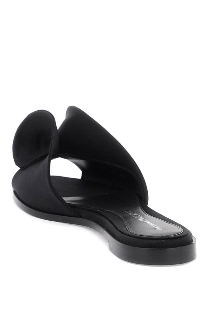 ALEXANDER MCQUEEN Slides With Silk Detail
