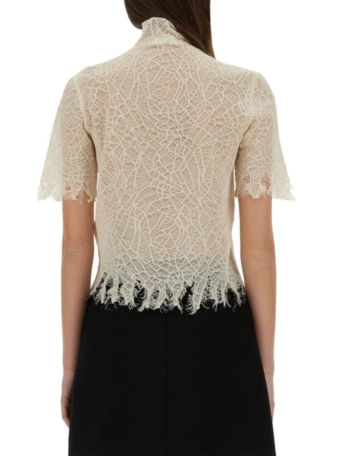 Alexander Mcqueen SPIDER WEB LACE TOP