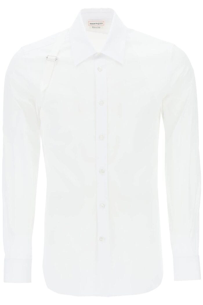 ALEXANDER MCQUEEN Stretch Cotton Harness Shirt