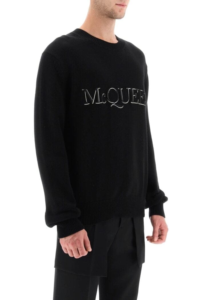 ALEXANDER MCQUEEN Sweater With Logo Embroidery