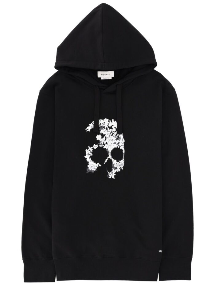alexander mcqueen sweatshirt with "skull motif" Alexander Mcqueen SWEATSHIRT WITH "SKULL MOTIF"