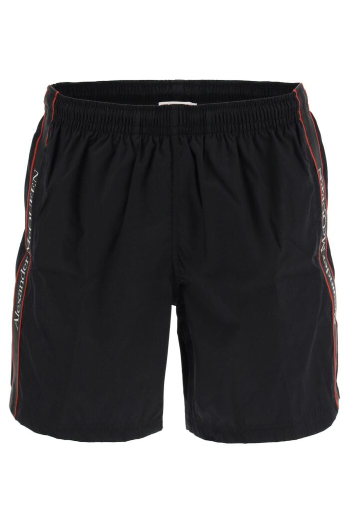 ALEXANDER MCQUEEN Swimtrunks With Logo Selvedge