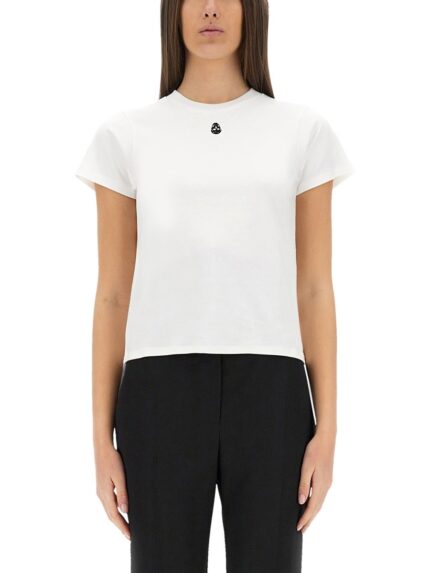 Alexander Mcqueen T-SHIRT WITH "SKULL" EMBROIDERY