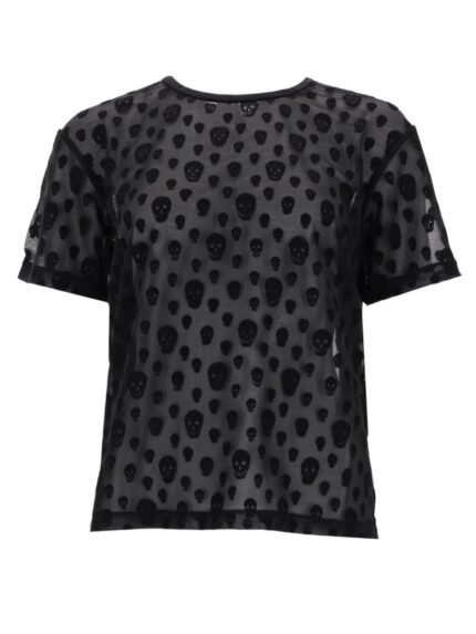 Alexander Mcqueen T-SHIRT WITH "SKULL" PATTERN
