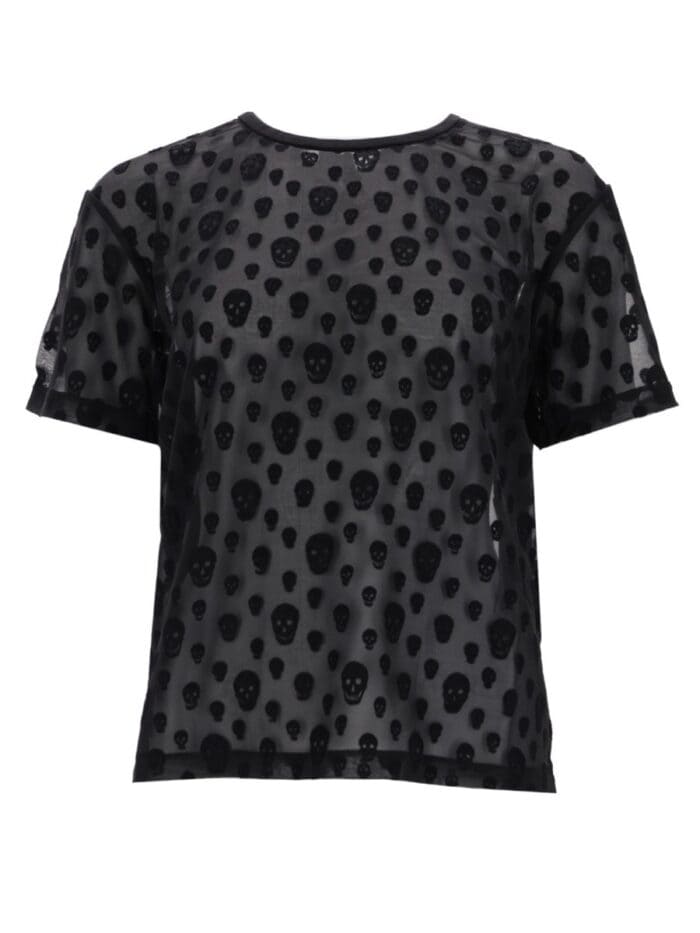 Alexander Mcqueen T-SHIRT WITH "SKULL" PATTERN