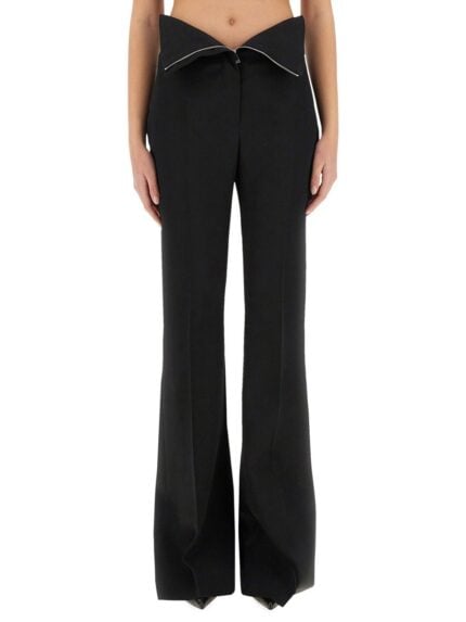 Alexander Mcqueen TAILORED PANTS WITH WAIST LAPELS