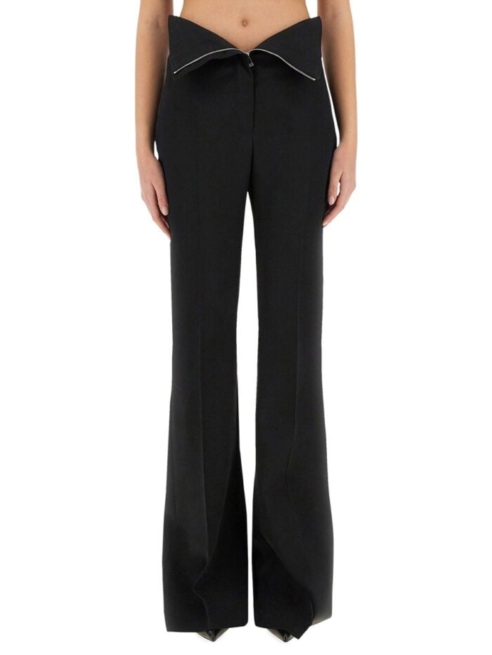 Alexander Mcqueen TAILORED PANTS WITH WAIST LAPELS