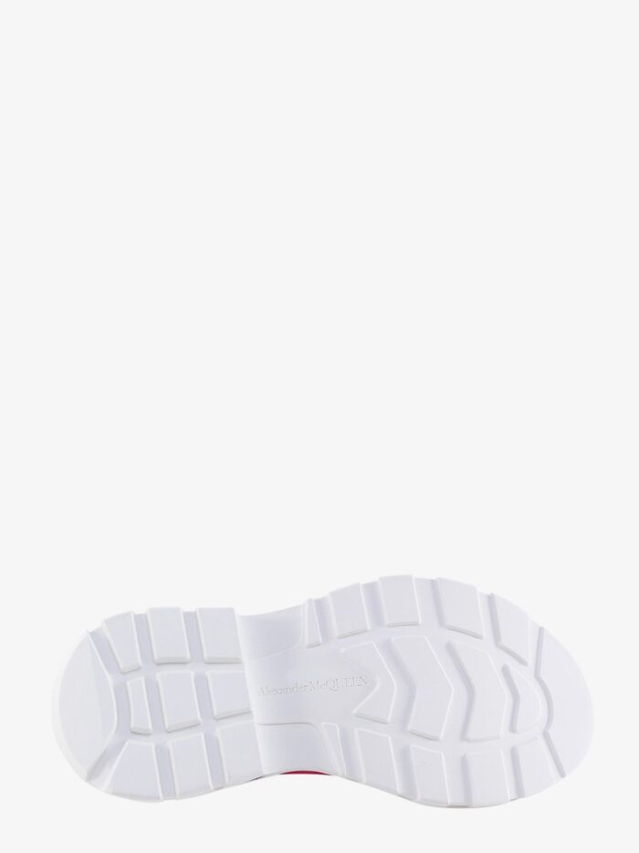 Alexander Mcqueen Tread Slick Canvas Sneakers With Fluo Leather Sneakers