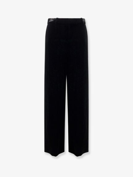 Alexander Mcqueen Velvet Trousers
