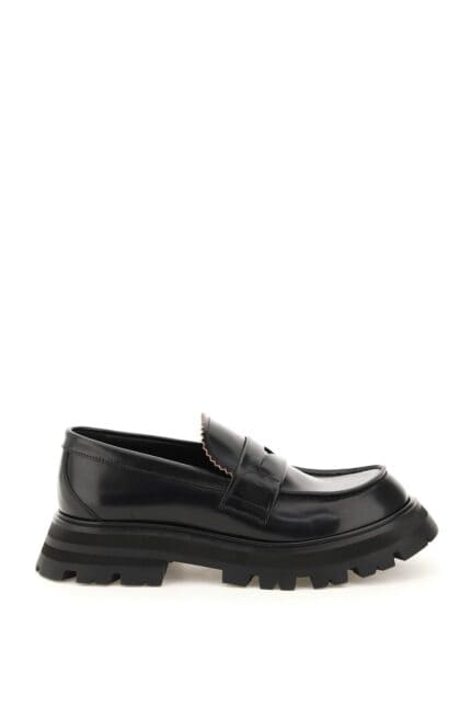 Alexander Mcqueen Wander Leather Moccasin