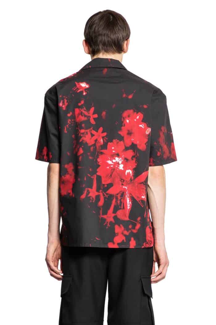 ALEXANDER MCQUEEN Wax Flower Hawaiian Shirt