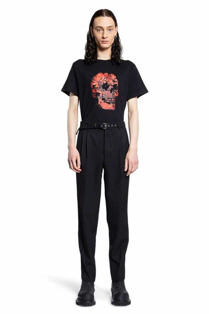 ALEXANDER MCQUEEN Wax Flower Skull T-shirt