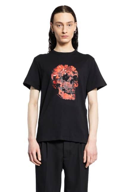 ALEXANDER MCQUEEN Wax Flower Skull T-shirt