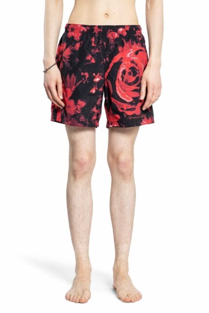 ALEXANDER MCQUEEN Wax Flower Swim Shorts