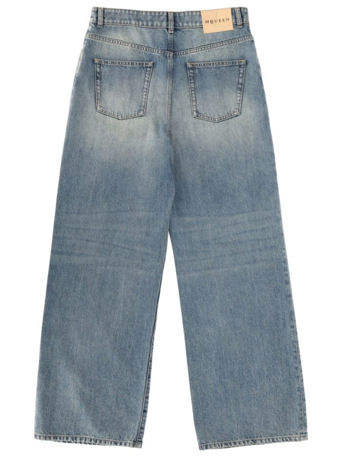 Alexander Mcqueen WIDE LEG JEANS