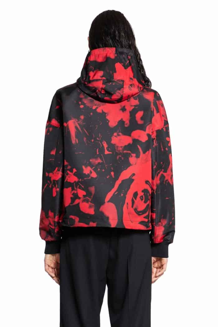 ALEXANDER MCQUEEN Windbreaker Wax Floral Print