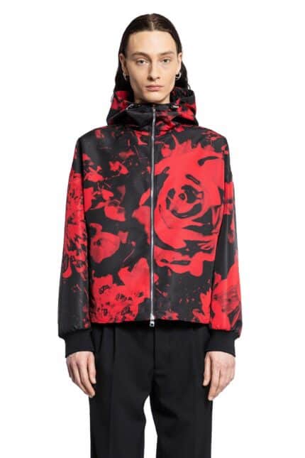 ALEXANDER MCQUEEN Windbreaker Wax Floral Print