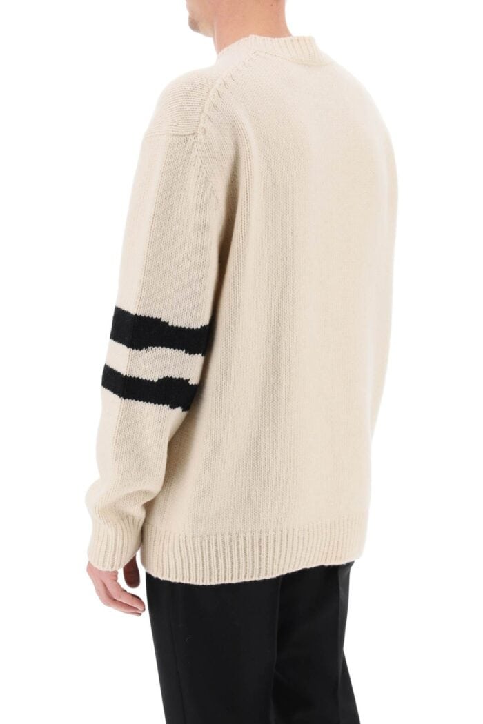 Alexander Mcqueen Wool Cashmere Skull Sweater