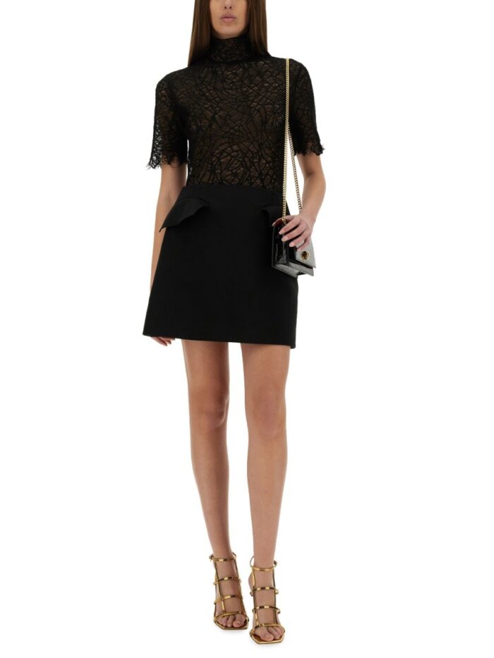 Alexander Mcqueen WOOL MINI SKIRT