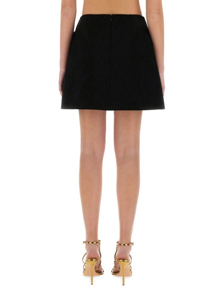 Alexander Mcqueen WOOL MINI SKIRT