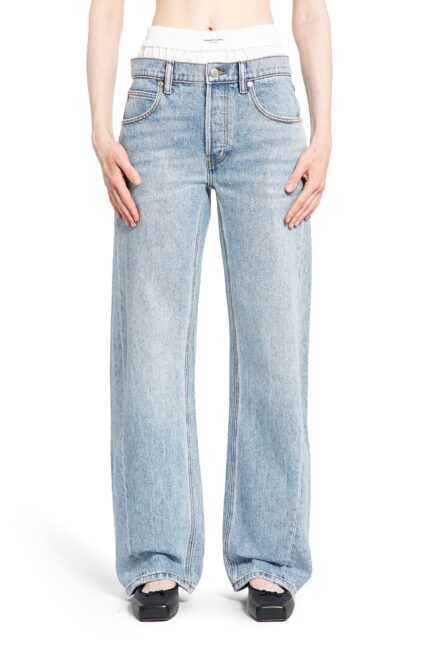 ALEXANDER WANG Balloon Jeans With Pre-styled Boxers