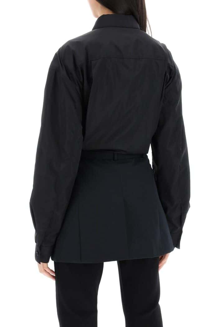 ALEXANDER WANG Bimaterial Jacket With Belt