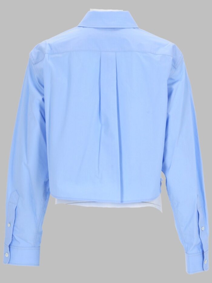 Alexander Wang CAMICIA CROP CON LOGO