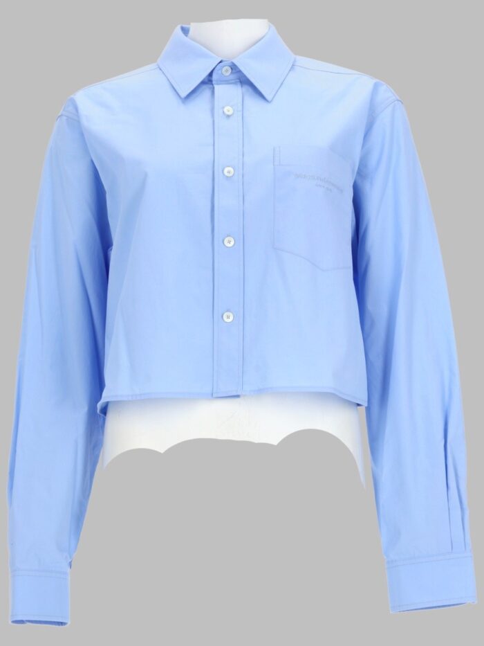 Alexander Wang CAMICIA CROP CON LOGO