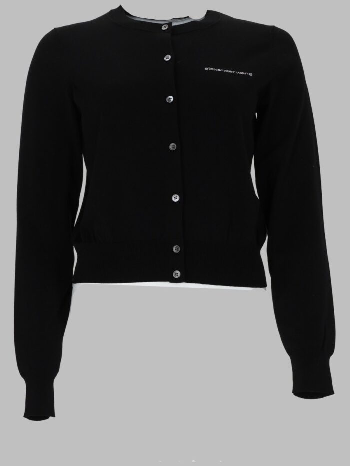 alexander wang cardigan con logo Alexander Wang CARDIGAN CON LOGO