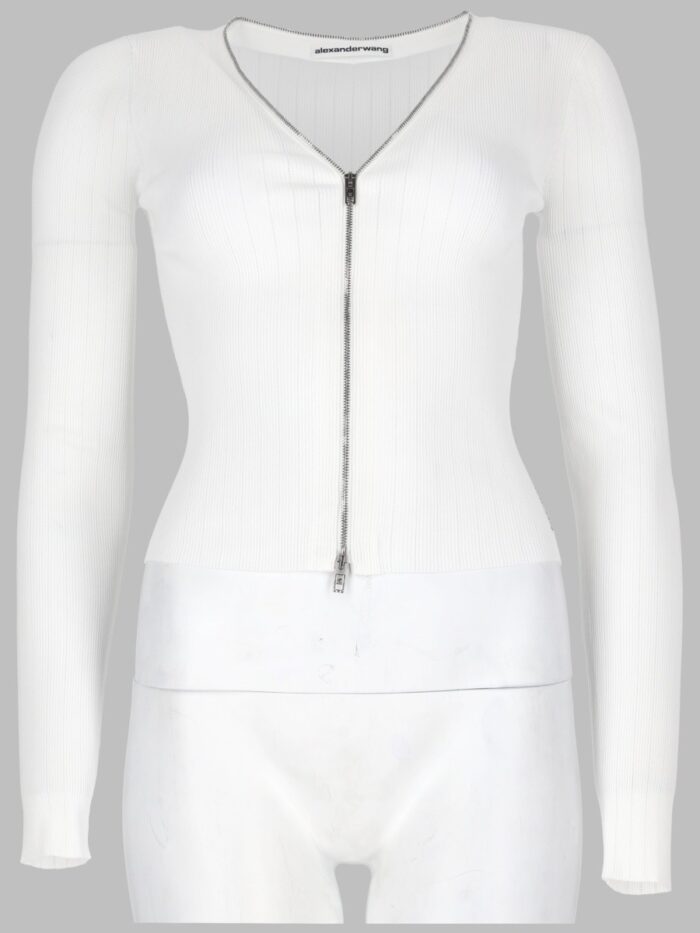 alexander wang cardigan pointelle Alexander Wang CARDIGAN POINTELLE