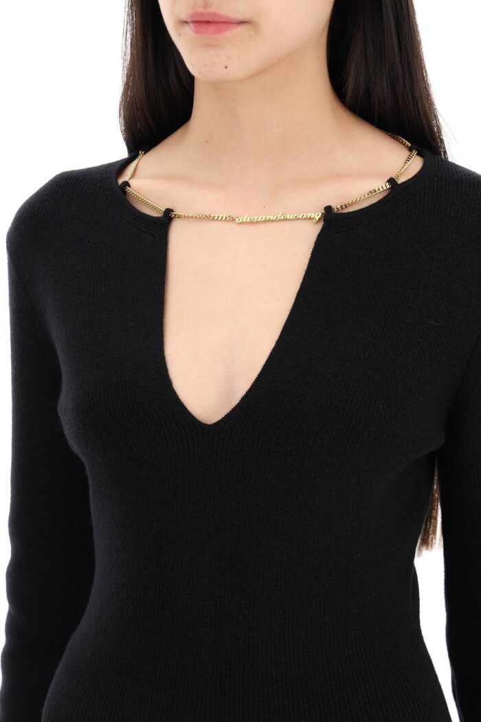 ALEXANDER WANG "chain Detail Pullover Sweater