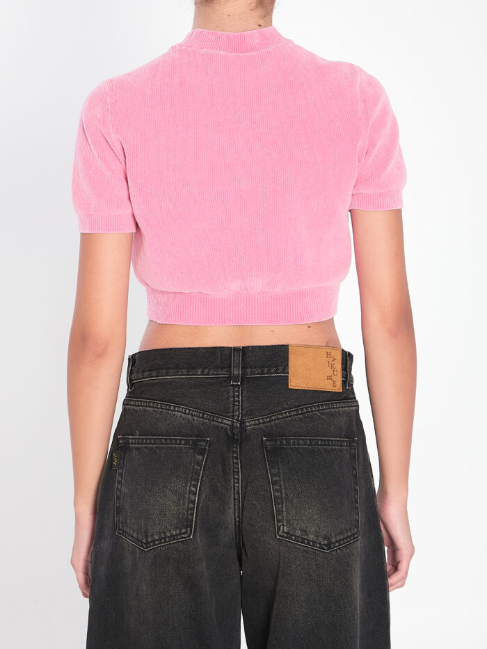 Alexander Wang Chenille pullover in cotton blend with logo