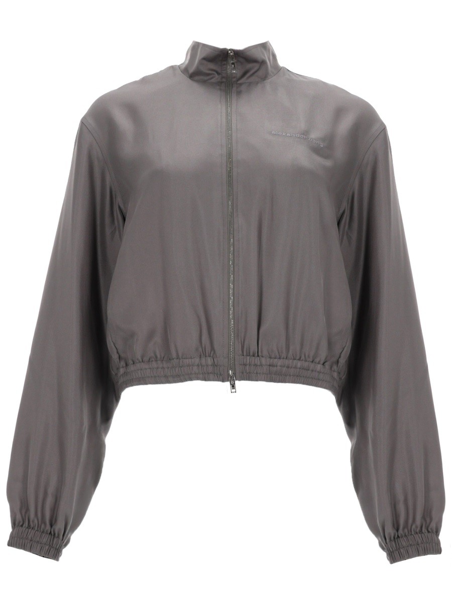 Alexander Wang CROPPED JACKET WITH LOGO