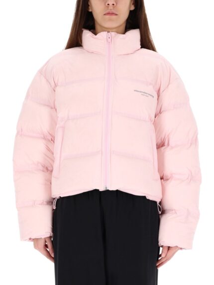 Alexander Wang CROPPED JACKET WITH LOGO