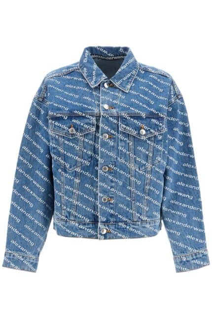 ALEXANDER WANG Denim Logoed Jacket