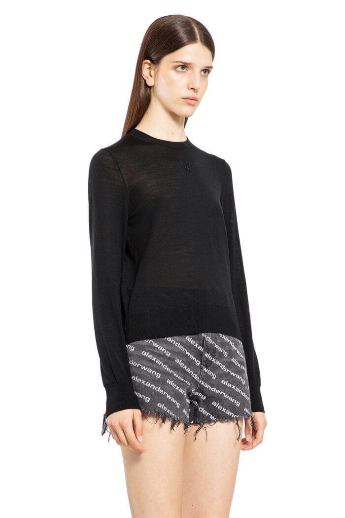 ALEXANDER WANG Embossed Logo Sweater