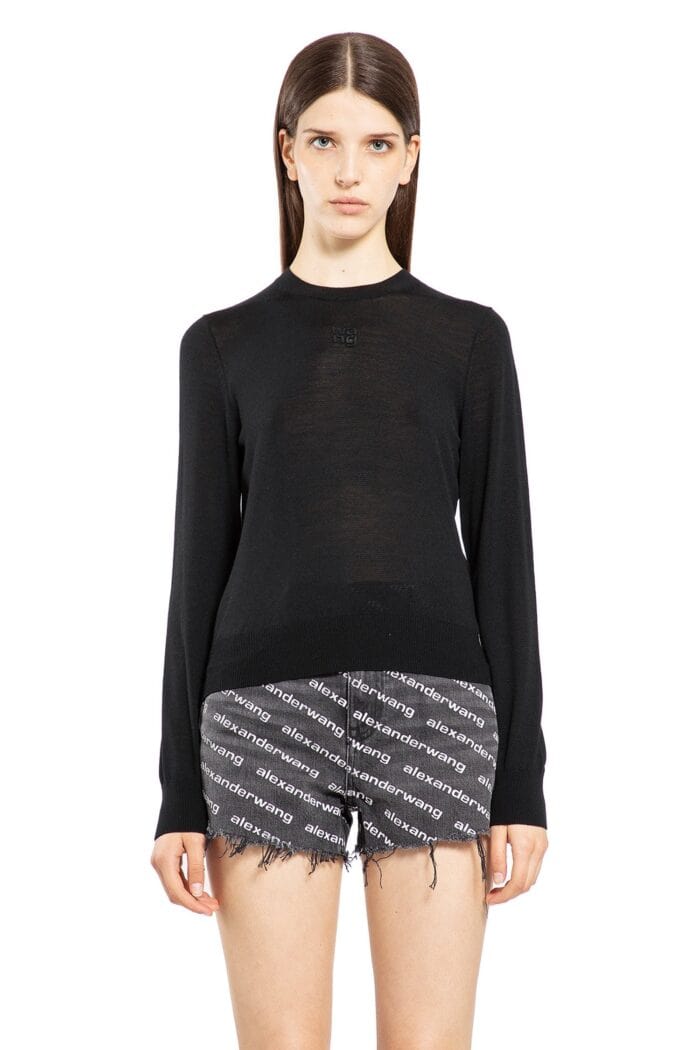 ALEXANDER WANG Embossed Logo Sweater