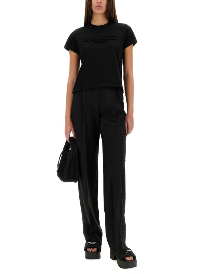 Alexander Wang EMBOSSED LOGO T-SHIRT