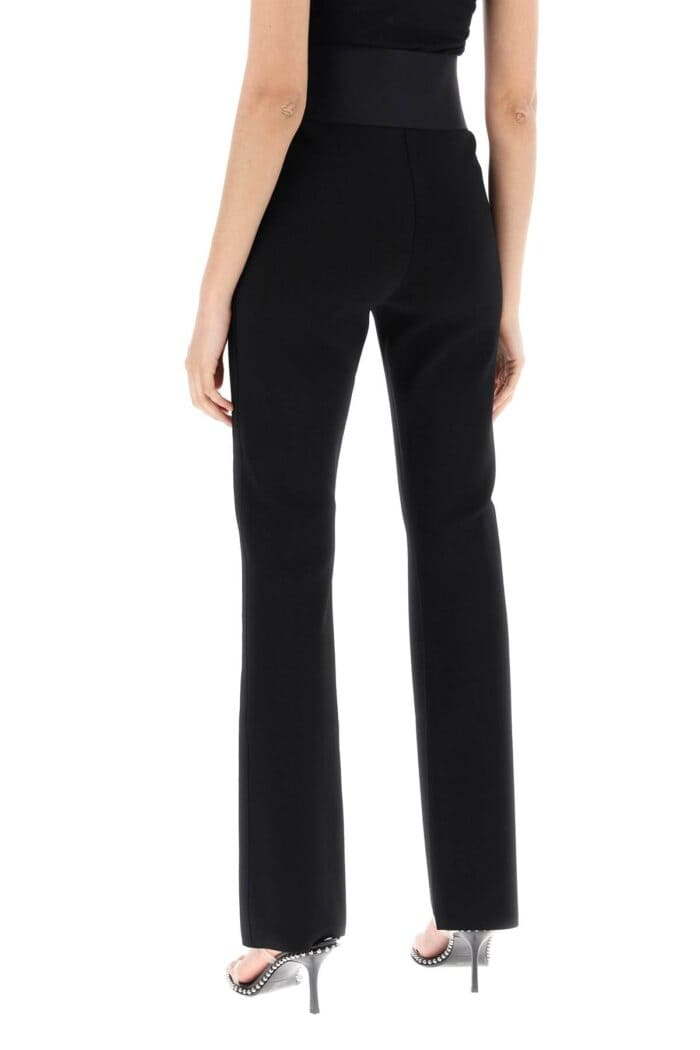 ALEXANDER WANG Flared Pants With Branded Stripe