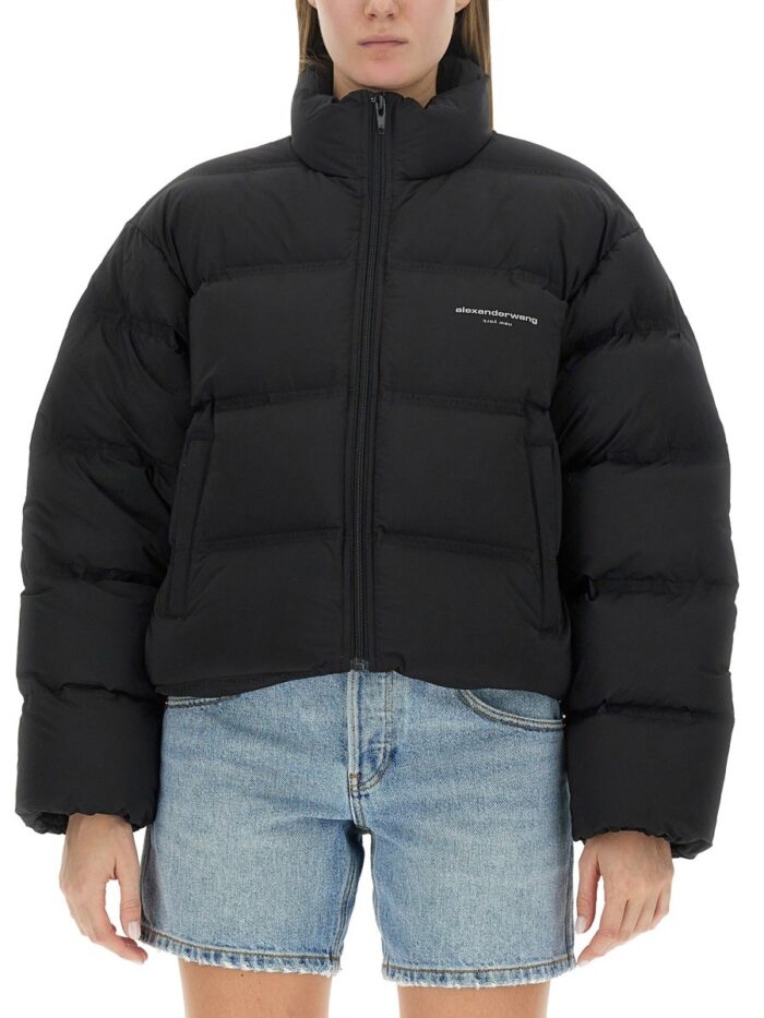 Alexander Wang GIACCA CROPPED CON LOGO