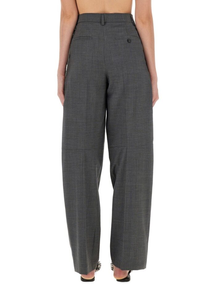 Alexander Wang GRAY WOOL BLEND PANTS