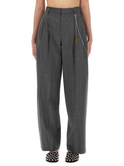 Alexander Wang GRAY WOOL BLEND PANTS