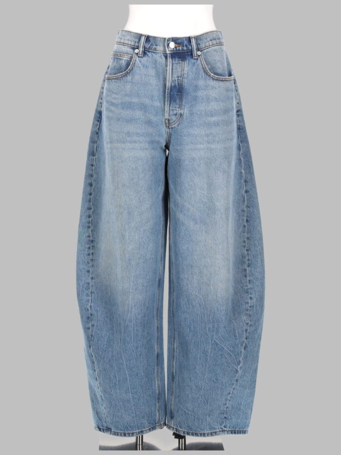 alexander wang jeans "blow up" con logo in strass Alexander Wang JEANS "BLOW UP" CON LOGO IN STRASS