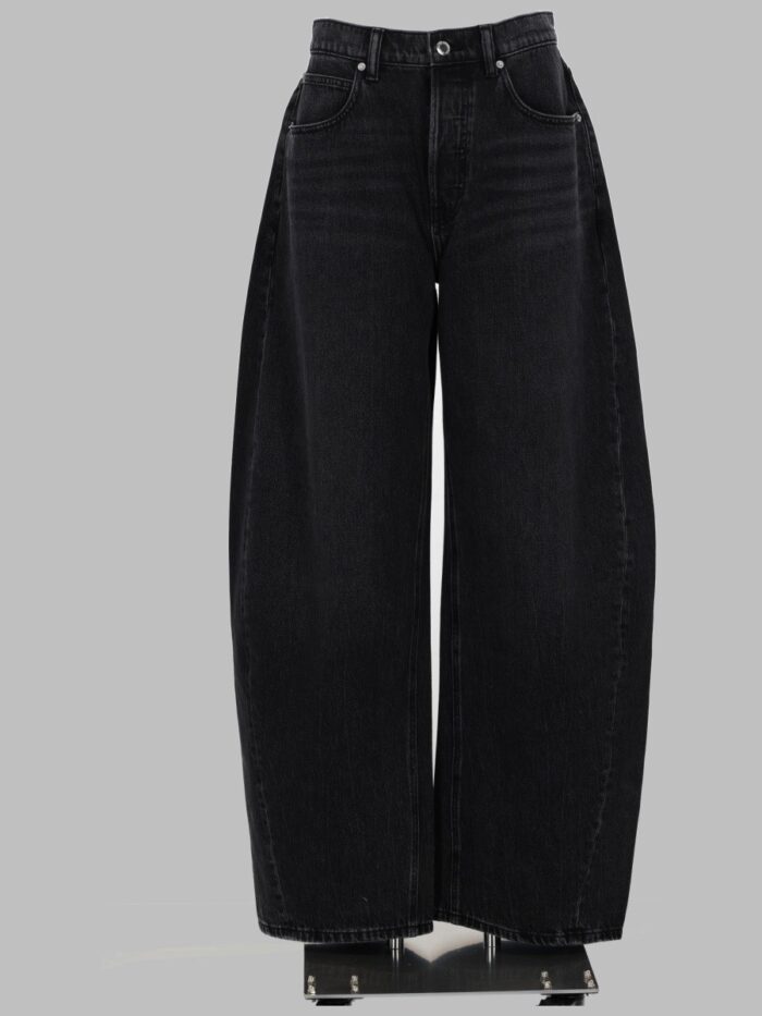 alexander wang jeans "blow up" con logo in strass Alexander Wang JEANS "BLOW UP" CON LOGO IN STRASS
